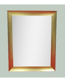 Miroir avec encadrement doré