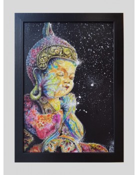 Acrylique Bouddha de...