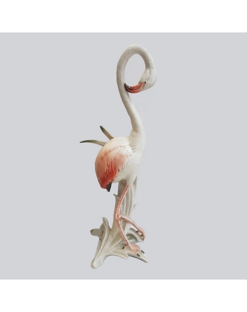 Flamant Rose en Porcelaine de Karl Ens - Atelier Palissandre