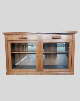 Vitrine Vintage en chêne-Atelier Palissandre